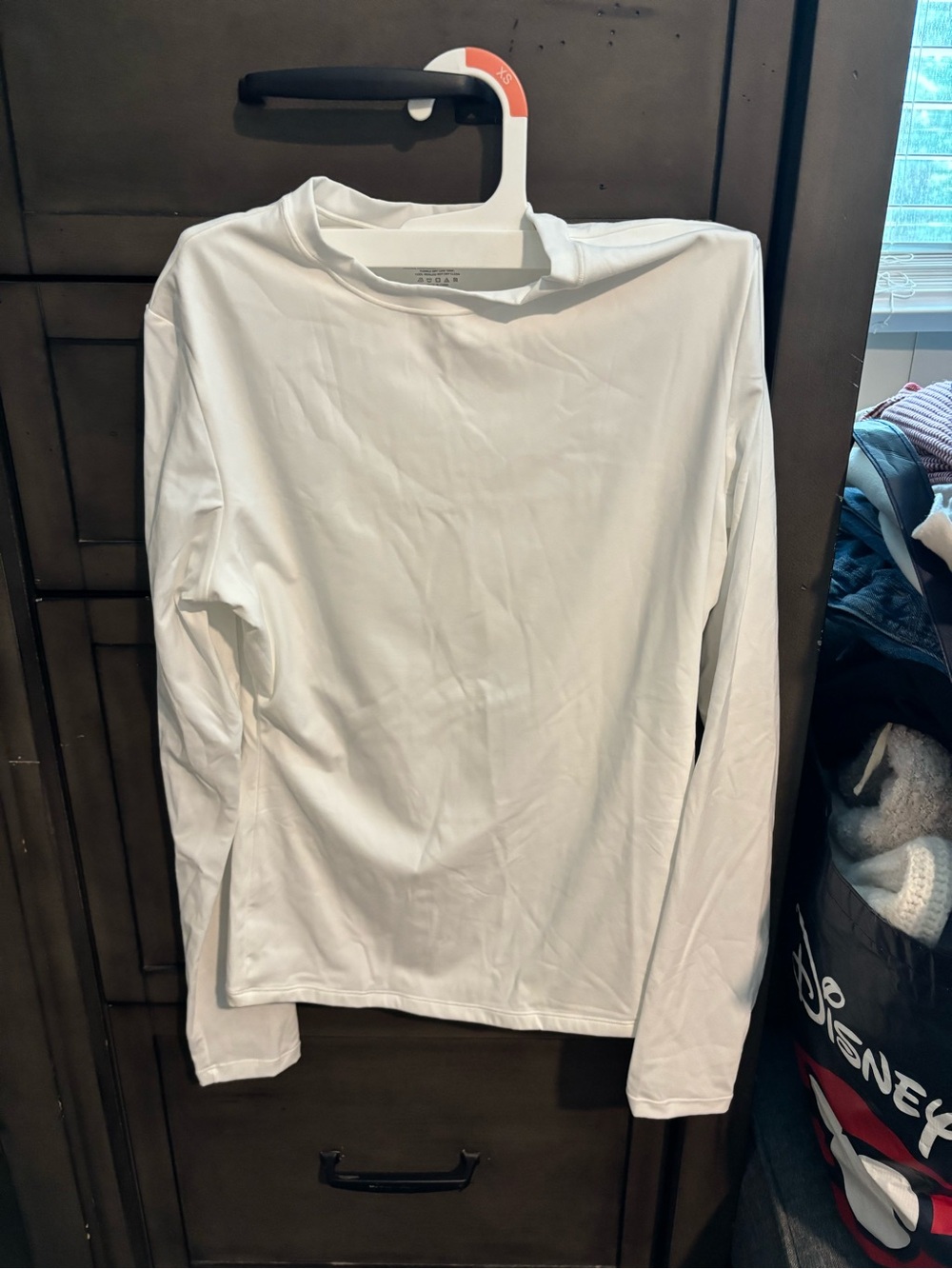 White Long-Sleeve Women's Performance Tee